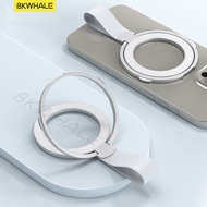 BKWHALE kim loại từ chủ Điện thoại di động đôi vòng Grip 360 ° xoay điều chỉnh khung