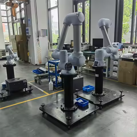 Fully Automated 5-10kg Payload 620-1300mm CR Collaborative Robot 6 Axis Industrial Robotic Arm Palle