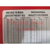 Oring Set 419pcs