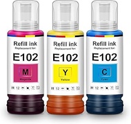 UniPlus Ink 102 Compatible with Epson 102 Multipack Colour Printer Cartridges ET-2850 ET-4850 ET-385