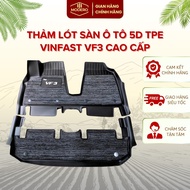 Vinfast VF3 5D Car Floor Mats - High Quality TPE Floor Mats, Waterproof Overflow, Car Protection