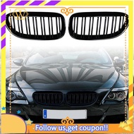 【W】Front Kidney Bumper Grill Grille for     6 Series E63 E64 2004-2010 Replace 51137008915 511370089