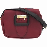 Burberry 4057804 酒紅色皮革肩背包 0581 [二手] 成色極佳 BURBERRY