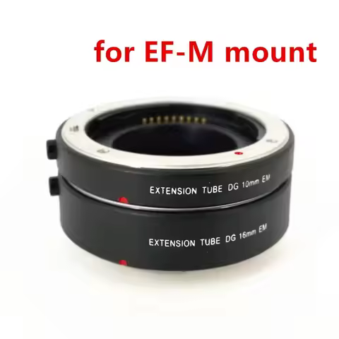 EOSM Electronic AF Auto Focus Macro Extension Ring Tube Set for Canon EOS M M2 M3 M5 M6 M100 M10 M50
