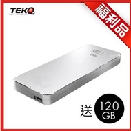 【福利品】Cube Thunderbolt 3 PCIe NVMe M.2 SSD 外接盒(太空灰/銀)買就送120G SSD