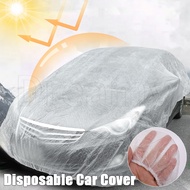 Disposable Car Cover - Vehicle Exterior Accessories - Auto Protective Shield - Soft PE Material - Transparent Automobile Coat - Dustproof Rainproof Universal - For Jeep SUV Van