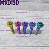 Umbrella Bolt Titanium Bolt M10x50 GR5 Titanium GR5 Original