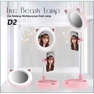 ✨READY STOCK✨D2 Live Beauty Lamp / Retractable Live Light Fill Bracket / Led Lamp