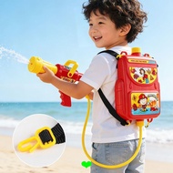 Children Fire Extinguisher Fire Backpack Water Gun Toy Play House Play Water Pull Water Gun