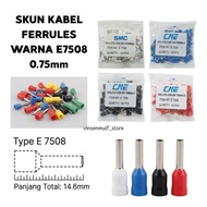 Ferrules Color CableSkun / Ferulles 0.75mm E7508 Plug CableSkun