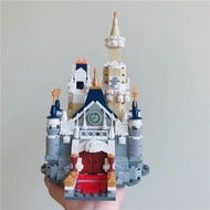 Compatible with Lego Building Blocks Patrol Float Lighting Disney Castle Mickey Minnie Donald Duck Toy Gift