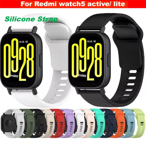 Silicone Strap for Redmi Watch 5 Active Smart Watch Band for Redmi Watch 5 lite Watch Strap Redmi Wa