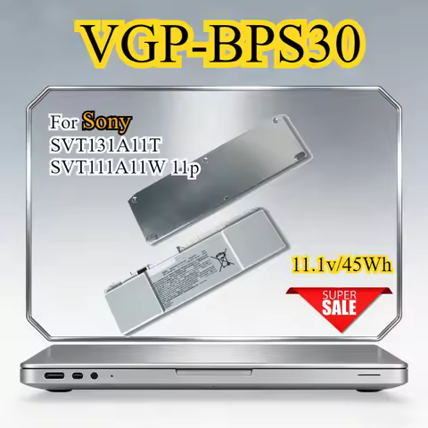 VGP-BPS30 Laptop Battery for Sony VAIO T11 SVT131A11L SVT11113FAS SVT111190S SVT13125CG SVT1312L1RS 