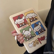 【In stock】Sanrio Cinnamoroll For Tablet iPad Pro 11 Case 2020 2021 2022 Pro 12.9 For iPad Air 5 4 10.9 10th 7/8/9th Generation Mini 6 360° Rotatable Funda Cover HPG3