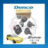 Denco Proton Wira Satria 1.3 / 1.5  [Auto] Engine Mounting Kit Set Original Made In Malaysia Quality Genuine