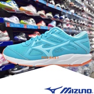 Mizuno K1GA-230421 Aqua Blue SPARK 8 Women's Basic Jogging Shoes [X10 Outsole] 233M Plus Socks