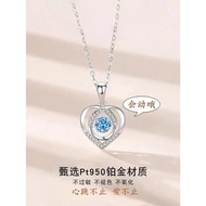 PT950 Platinum Necklace Female 18K White