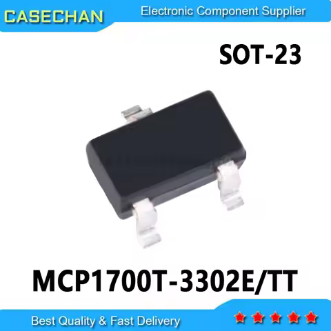 10PCS MCP1700T-3302E/TT MCP1700T-3302E MCP1700T-3302 SOT-23 SMD MCP1700T MCP1700