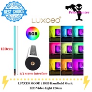 LUXCEO MOOD 1 RGB Handheld Music LED Video Light 120cm Photobooth/Event/Party ULANZI VL49 / VL120