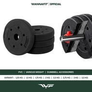 Ready WANNAFIT Dumbbell Plate PVC Barbell Plate Dumbbell Barbell 2.5kg 5kg 7.5kg 10kg 15kg 20kg Tool