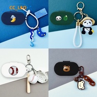 For Baseus Bowie MA10 Pro Case Cute Piggy Keychain Baseball Pendant Silicone Soft Case Baseus Bowie 