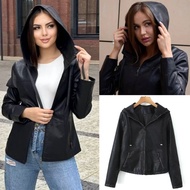 Black Autumn Leather Jacket 76218 (AZ)