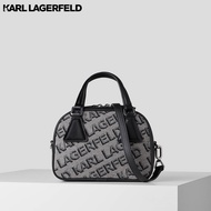 KARL LAGERFELD - K/ESSENTIAL SMALL JACQUARD BOWLING BAG 231W3030 กระเป๋าถือ