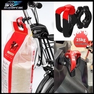 25kg Load Capacity Double Motorcycle Hook Luggage Bag Hanger Waterproof E-Bike Moto Accessories