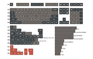 Domikey SA abs doubleshot keycap Classic Dolch SA profile for mx stem keyboard poker 87 104 gh60 xd6