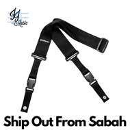 DiMarzio DD2200BK 2" Nylon Cliplock Guitar Strap, Black (DD2200 / DD 2200 / DD-2200)