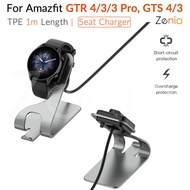 Metal Aluminum Stand Holder Charger Base Bracket for Amazfit GTR 4/3/3 Pro GTS 4 GTR4 GTS4 GTR3 GTS3 Amazfit T-Rex 2 T-Rex2 USB Cable Charging Dock Stand ﻿