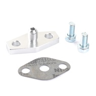 6061 Aluminum Oil Flange 4AN Turbo Oil Feed Flange Garrett T3/T4 1.5mm