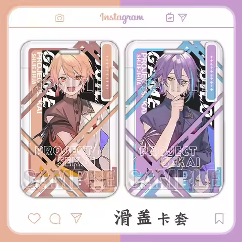 Project Sekai Anime Kamishiro Rui Student Meal Card Set ID Set Bus Subway Card Sets Protective Case 