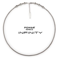 พลังอิออน INFINITY Series ใหม่แฟชั่นอินเทรนด์เครื่องประดับ Germanium 3มม.สร้อยคอแกะสลักของขวัญ