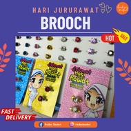 BROOCH | PIN TUDUNG HARI JURURAWAT | HADIAH HARI JURURAWAT | KERONGSANG TUDUNG | BROOCH TUDUNG | NUR