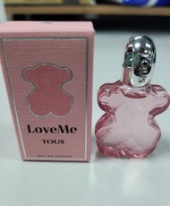 Tous香水 TOUS  LOVE ME 粉熊香水 淡香水 MINI PERFUME  迷你香水  香水版仔 4.5ML 香水辦 #無噴咀 PERFUM Tous