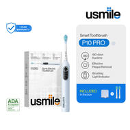 Smile Plus Usmile P10 PRO แปรงสีฟันไฟฟ้าอัจฉริยะ | ตัวชี้วัดแปรง | เทคโนโลยีที่ตรงเวลา | ชีวิตแบตเตอ