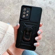 REALME 9i COVER SOFT CASE ARMOR DEFENCE SLIDE CAMERA SERIES RINGSTANDING Ring