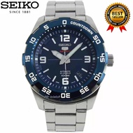 Seiko 5 Sports SRPB Date Automatic Hand Movement Blue Dial Stainless Steel Watch for Men