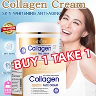 BSO - SADOER Collagen Cream Siang Malam Retinol Cream Anti Aging Perbaikan Retinol Night Cream Anti 