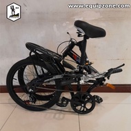 FOLDING BIKE 20" WITH 7 SPEED AND MIDDLE SUSPENSION ( SUPER COMFORT)
