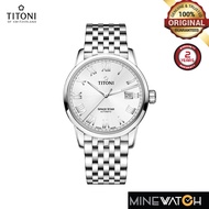 Titoni Space Star 40mm Silver Dial Silver Stainless Steel Strap Automatic Watch T-83538 S-561