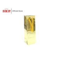 SKP Small Rectangular Gold Paper Bag/Wine Bag