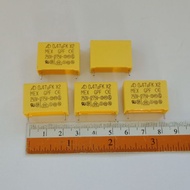 0.47UF 275V 474K 470NF คาปาซิเตอร์ (แพ็ค10ตัว)ตัวเก็บประจุ ตัวC ขาห่าง 22มิล ของดีเกรดอย่างดี CAPACI