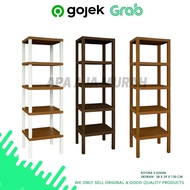 CLUB KIYORA 5-TIER STORAGE RACK 5-TIER CLUB MULTIPURPOSE RACK/ KITCHEN RACK/ BEDROOM RACK/ 5-TIER MU