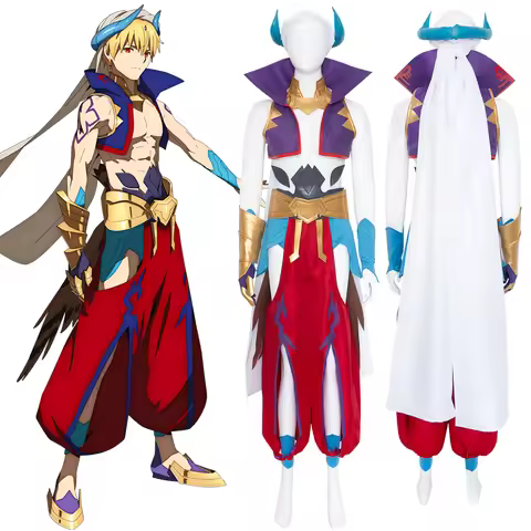 Fate Grand Order Absolute Demonic Front Babylonia Caster Gilgamesh Cosplay Costume King Gilgamesh An
