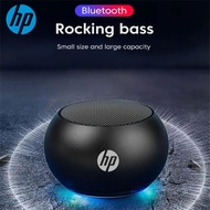 【COD】HP Portable Wireless Bluetooth Speaker Metal HiFi TWS Loudly Waterproof Mini Speaker Wireless Speaker Small Bluetooth