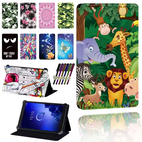 Tablet Case for Alcatel 3T 8/3T 10/ Alcatel 1T 7/Alcatel A3 10/1T 10 Tablet Scratch Resistant Hook a