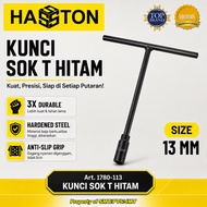 HASSTON 1780-113 T-Socket Wrench 13mm Black Sock Long Socket Wrench