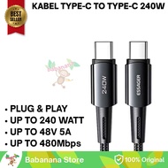 Type C to Type C PD Fast Charging 240W 48V 5A Type-C Data Cable Casan Charger